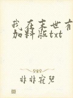 我在末世有套房加料版txt