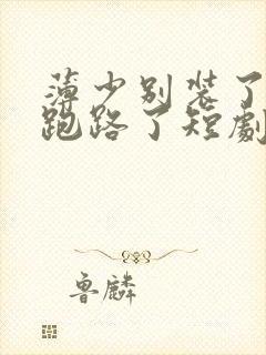 薄少别装了夫人跑路了短剧全集免费