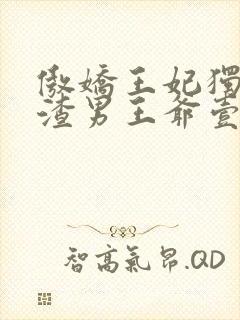 傲娇王妃独自美渣男王爷壹边去免费全文