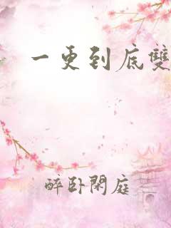 一更到底双男主