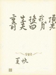 重生后我顶替了前夫白月光小说完整