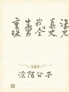 重生我真没想当暖男全文免费阅读