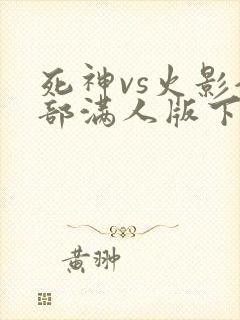 死神vs火影全部满人版下载