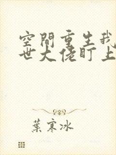 空间重生我被末世大佬盯上小说