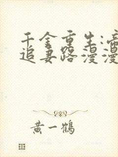 千金重生:帝少追妻路漫漫