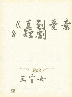 《直到爱意尽头》短剧