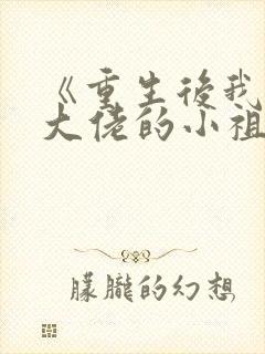 《重生后我成了大佬的小祖宗》