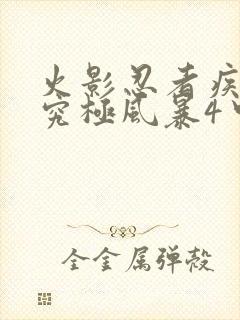 火影忍者疾风传究极风暴4中文