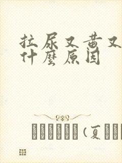 拉尿又黄又臭是什么原因