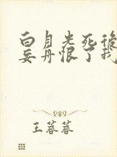 白月光死后,江妄舟恨了我十年