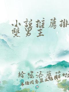 小说推荐排行榜双男主