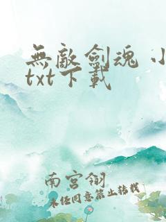 无敌剑魂 小说txt下载