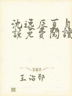 沈逸辰夏月舒小说免费阅读最新章节