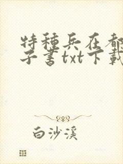 特种兵在都市电子书txt下载