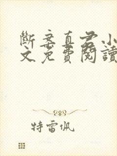 断案真君小说全文免费阅读