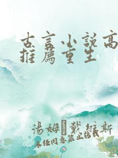 古言小说高质量推荐重生