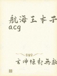 航海王本子里番acg