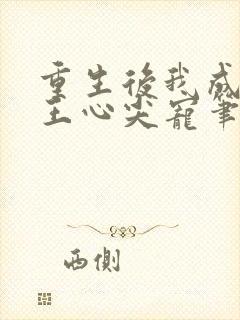 重生后我成了傻王心尖宠笔趣阁