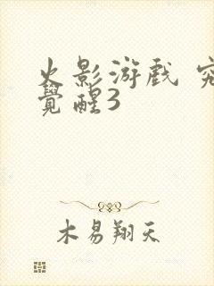 火影游戏 究极觉醒3