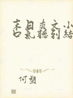 末日爽文小说一口气听到结局