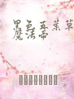 黑色五叶草历代魔法帝