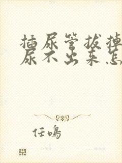 插尿管拔掉之后尿不出来怎么办