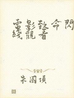 电影致命闪玩在线观看