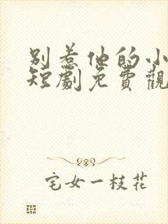 别惹他的小可怜短剧免费观看全集