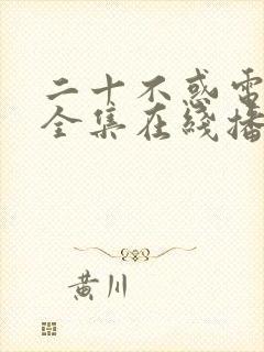 二十不惑电视剧全集在线播放免费