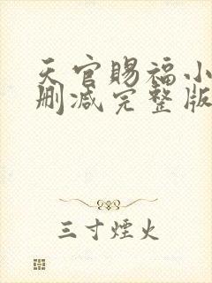 天官赐福小说无删减完整版