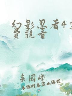 幻影忍者4季免费观看