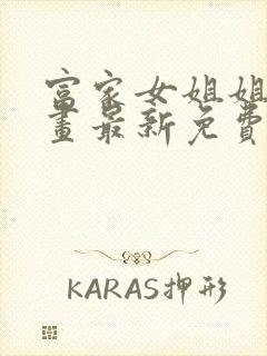 富家女姐姐韩漫画最新免费