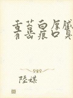 舌苔白厚腻舌边有齿痕口臭