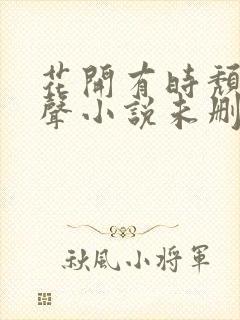 花开有时颓靡无声小说未删减txt