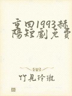 重回1993赫阳短剧免费观看24集