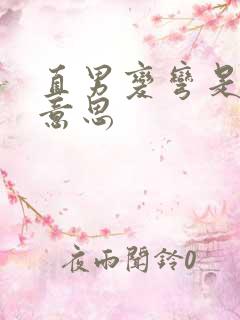 直男变弯是什么意思