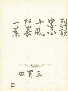 一门十忠烈叶凡叶长风小说名字