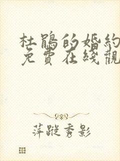 杜鹃的婚约漫画免费在线观看