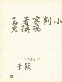 王者审判小程序兑换码