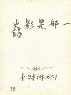 火影是哪一年出的