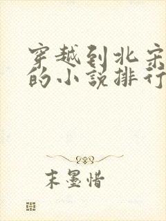 穿越到北宋末年的小说排行榜