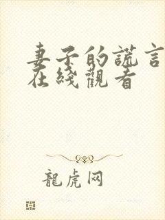 妻子的谎言短剧在线观看