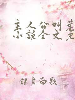 主人公叫叶玄的小说全文免费阅读