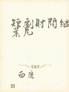 短剧财阀继承人叶凡