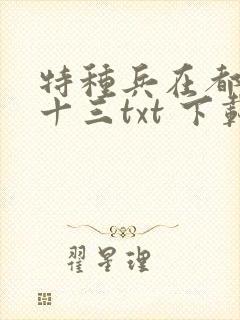 特种兵在都市夜十三txt 下载