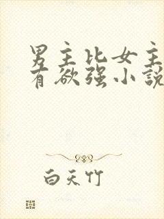 男主比女主小占有欲强小说