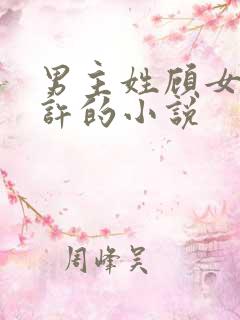 男主姓顾女主姓许的小说