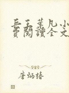 兵王叶凡小说免费阅读全文