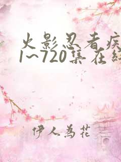 火影忍者疾风传1~720集在线免费观看