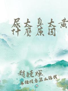 尿太臭太黄,是什么原因